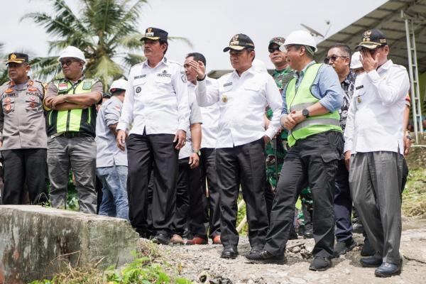 Jembatan yang Dinantikan Masyarakat Nias Barat Mulai Dikerjakan, Pj Gubernur Sumut Hassanudin Dorong agar Selesai Lebih Cepat